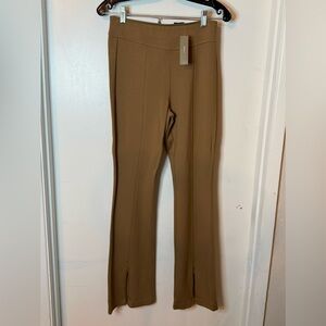 NWT J.Crew Mario Bellucci Sz S Tan Flare-Leg Trouser Pants - Italian Fabric
